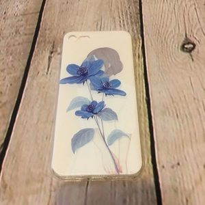 Floral iPhone 7/8 case. Flowers and the girl